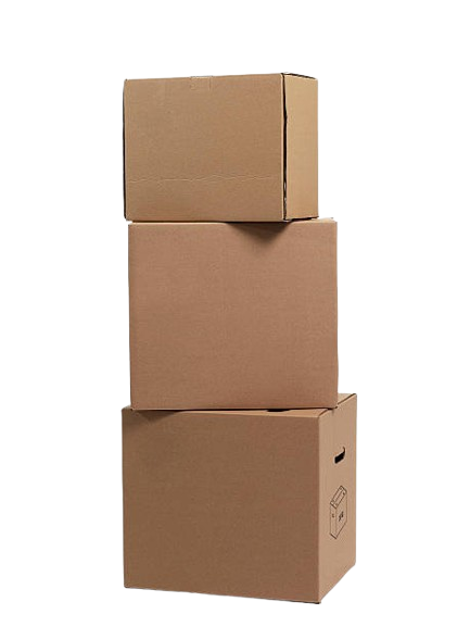stack of boxes for moving